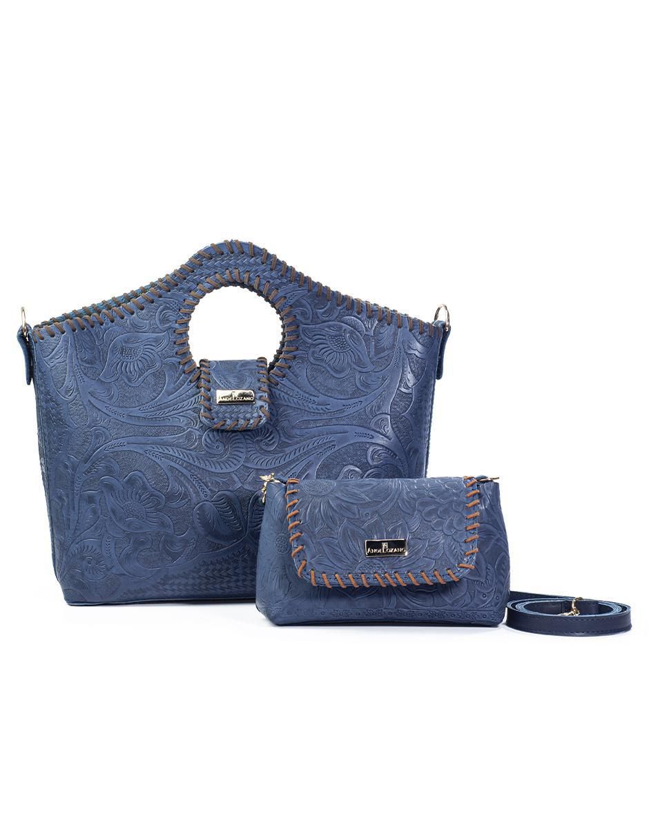 Set bolsa tote de piel para mujer