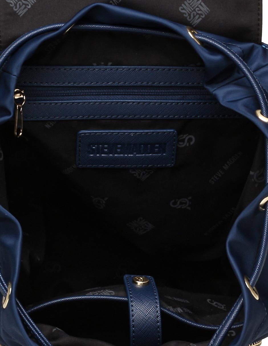 MOCHILA STEVE MADDEN MOCH, AZUL MARINO