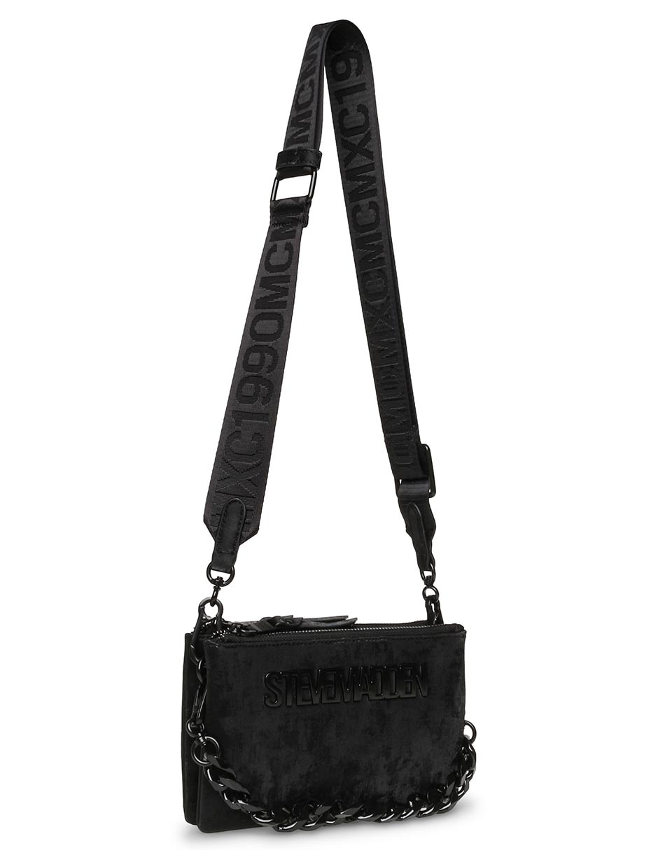 CROSSBODY STEVE MADDEN, NEGRO
