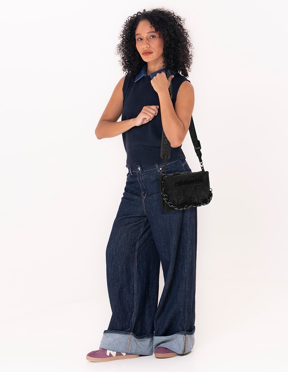 CROSSBODY STEVE MADDEN, NEGRO
