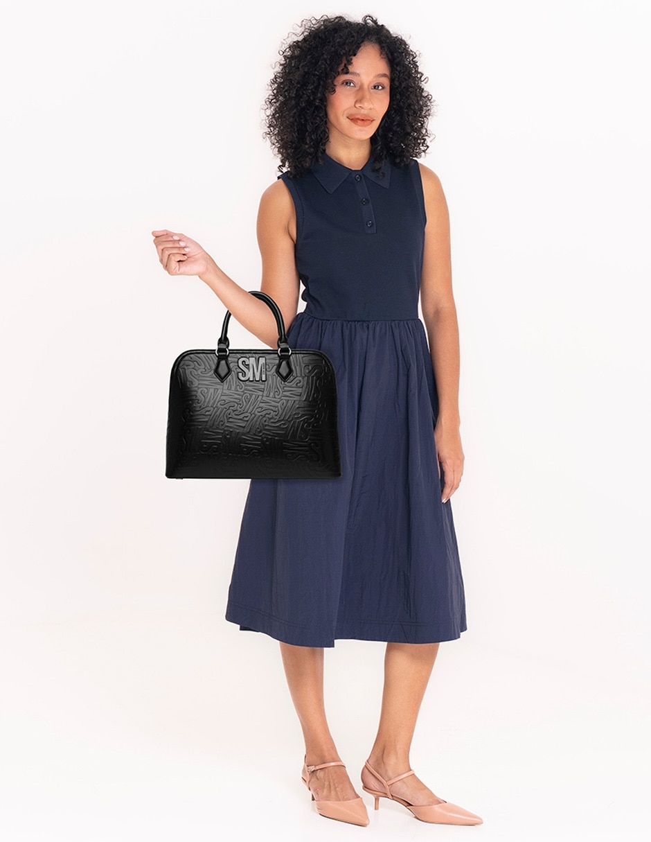 SATCHEL STEVE MADDEN, NEGRO