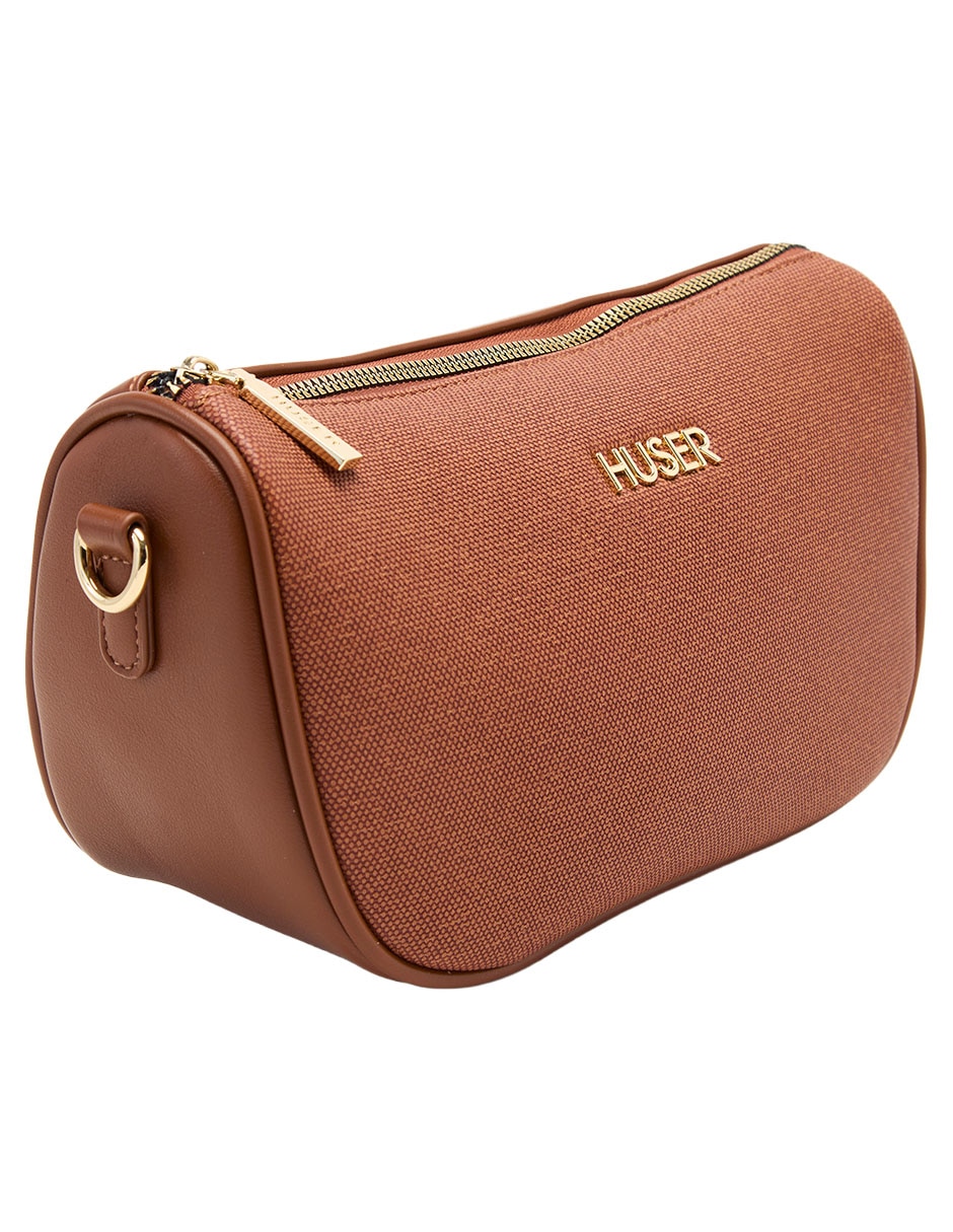 CROSSBODY HUSER, TABACO