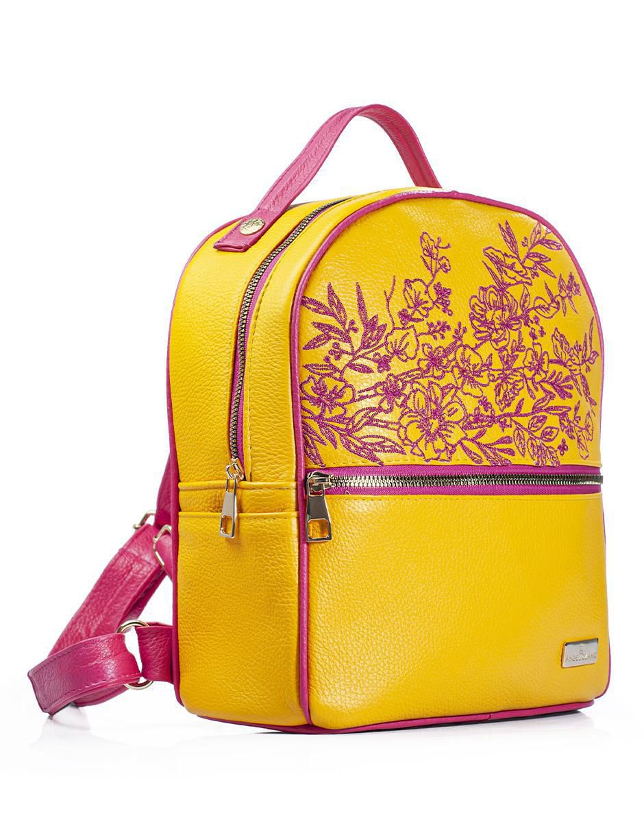 "set/bolsa" mochila angelozano judith piel bordado hueso no aplica "de" piel "para" (si aplica) mujer