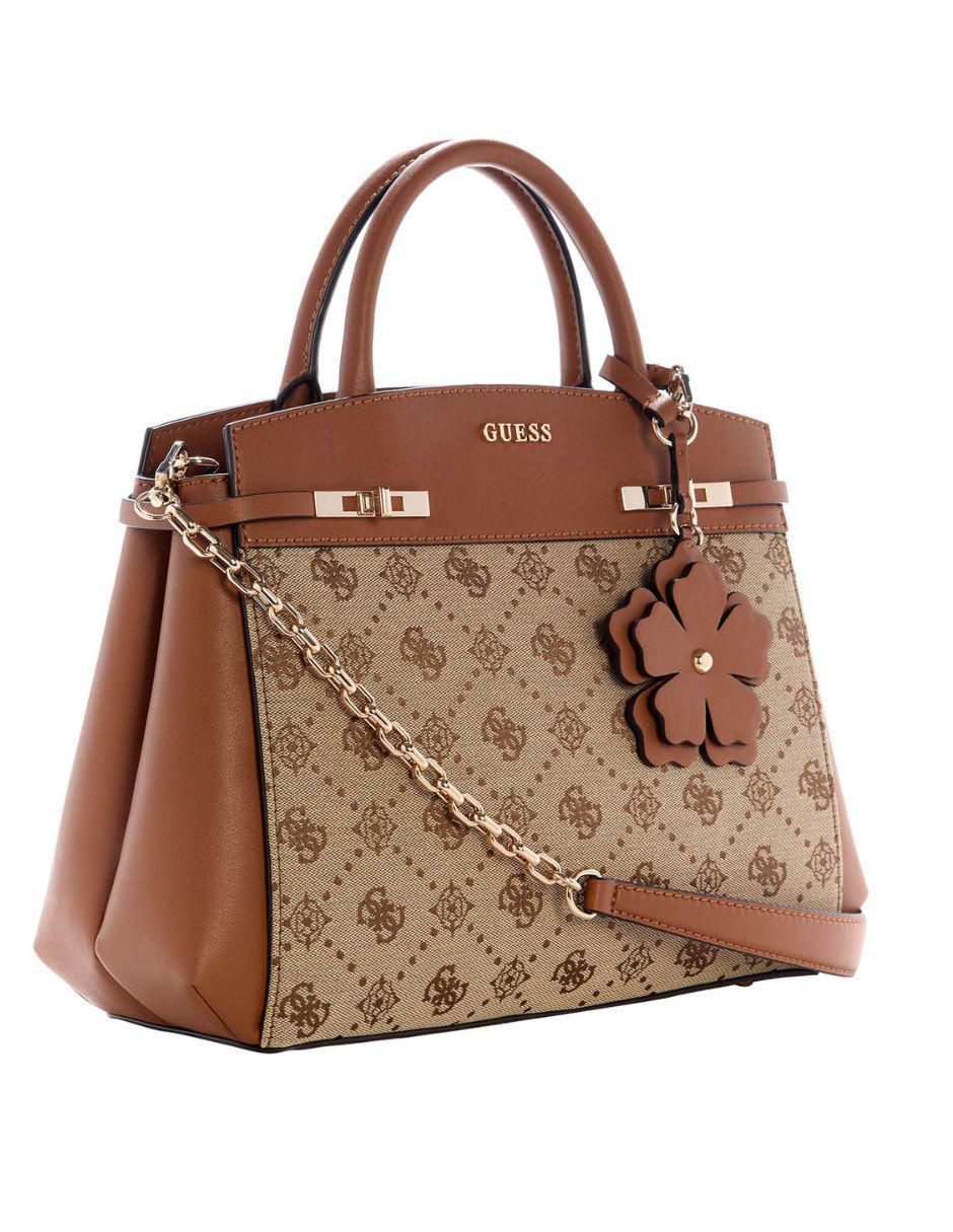 Bolsa satchel Melinda Logo guess para mujer 2