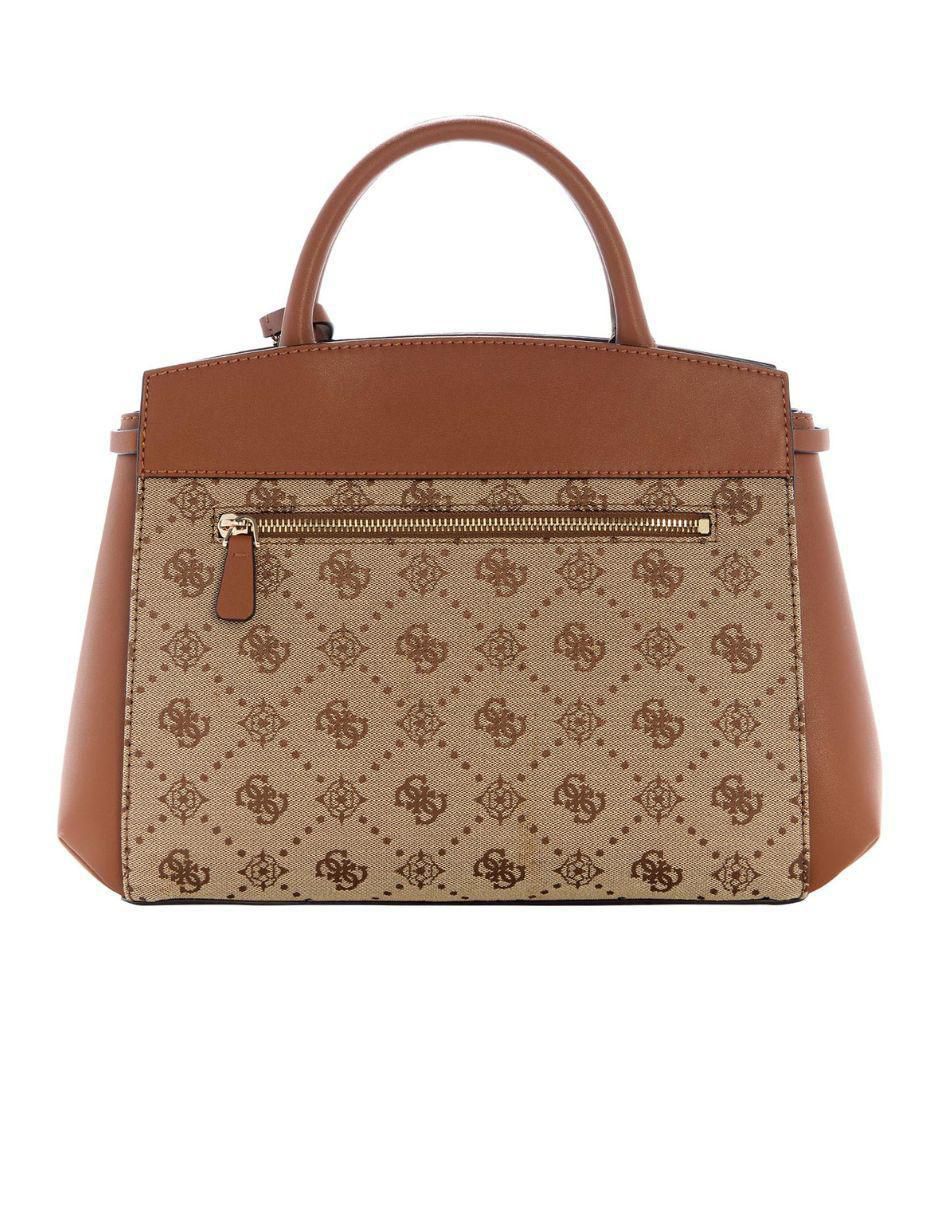 Bolsa satchel Melinda Logo guess para mujer 3