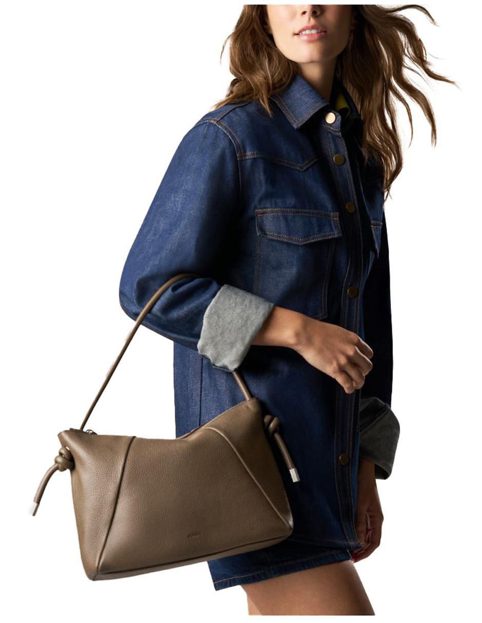 Bolsa shoulder Willa de piel para mujer 5