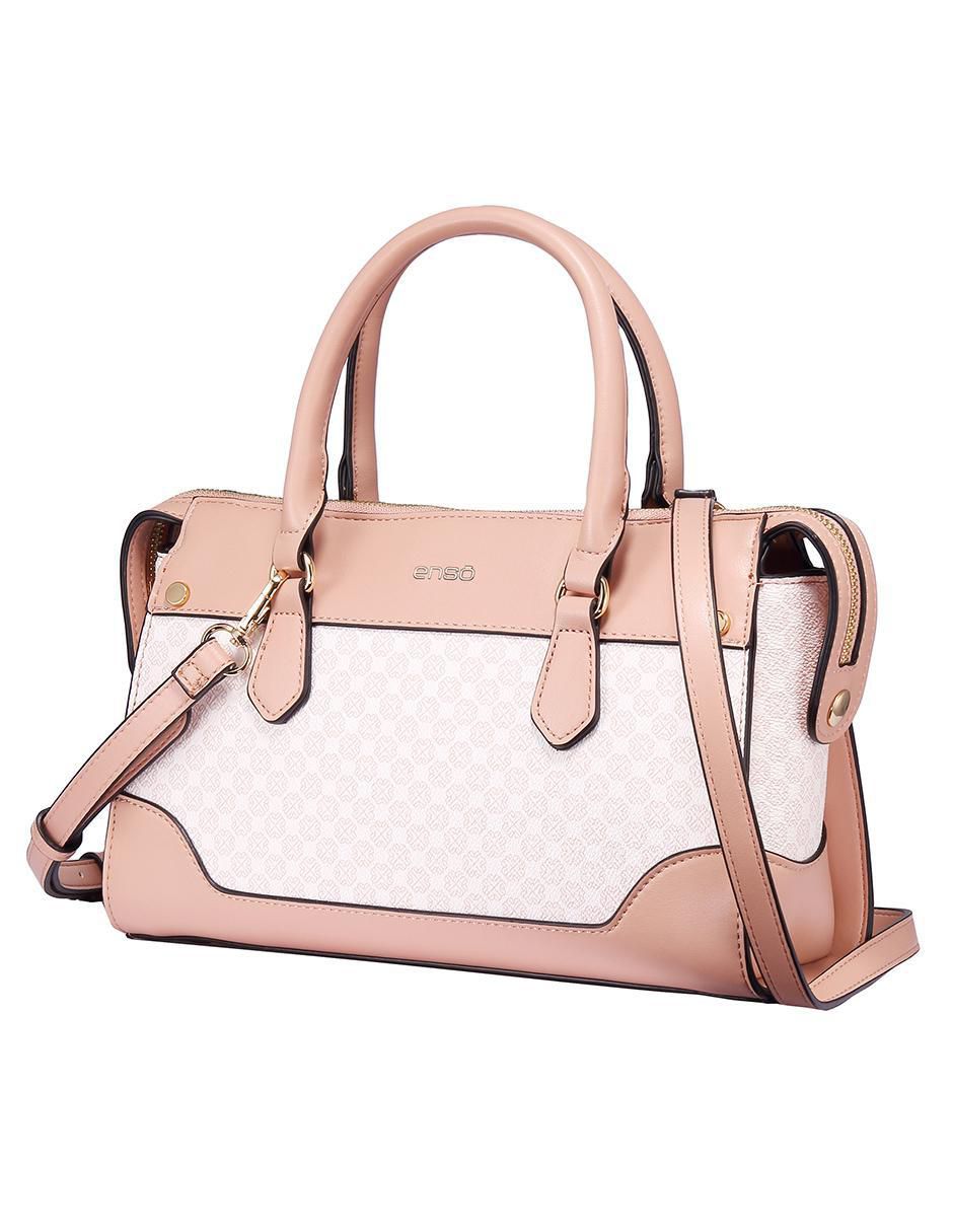 Bolsa satchel Monogram Blush para mujer 2