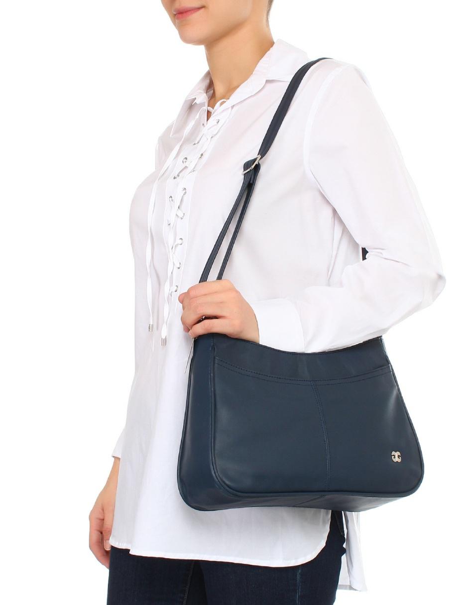 Bolsa satchel de piel para mujer 4