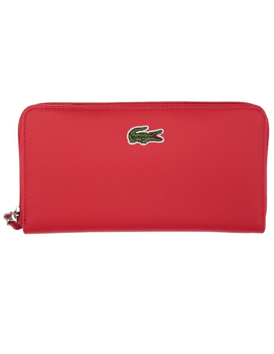 CARTERA LACOSTE CARTERA NF2900PO, ROJO