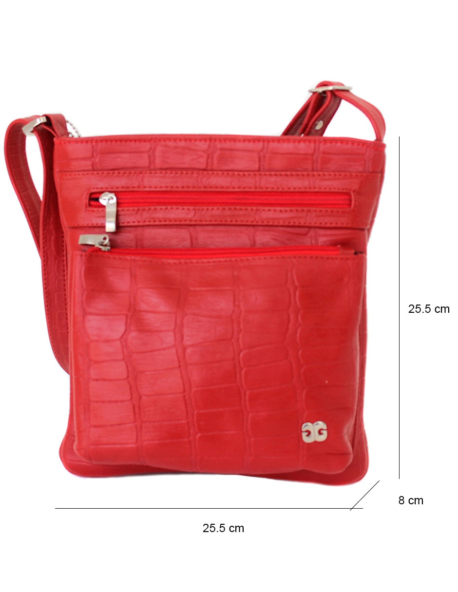BOLSA G GOGANNI CROSSBODY 266, ROJO