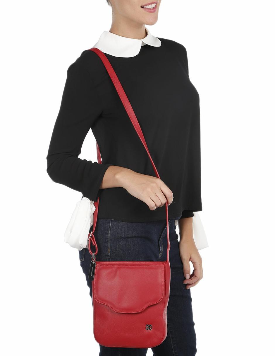 Bolsa crossbody de piel para mujer 6