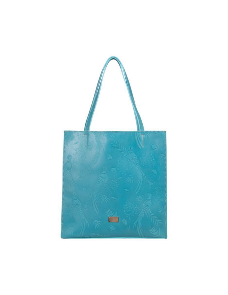Bolsa tote Grabado de piel para mujer 1